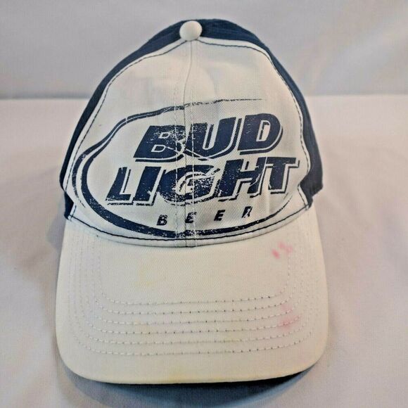 Anheuser Busch Other - Bud Light Anheuser Busch 2010 Adjustable Blue White Baseball Hat Cap